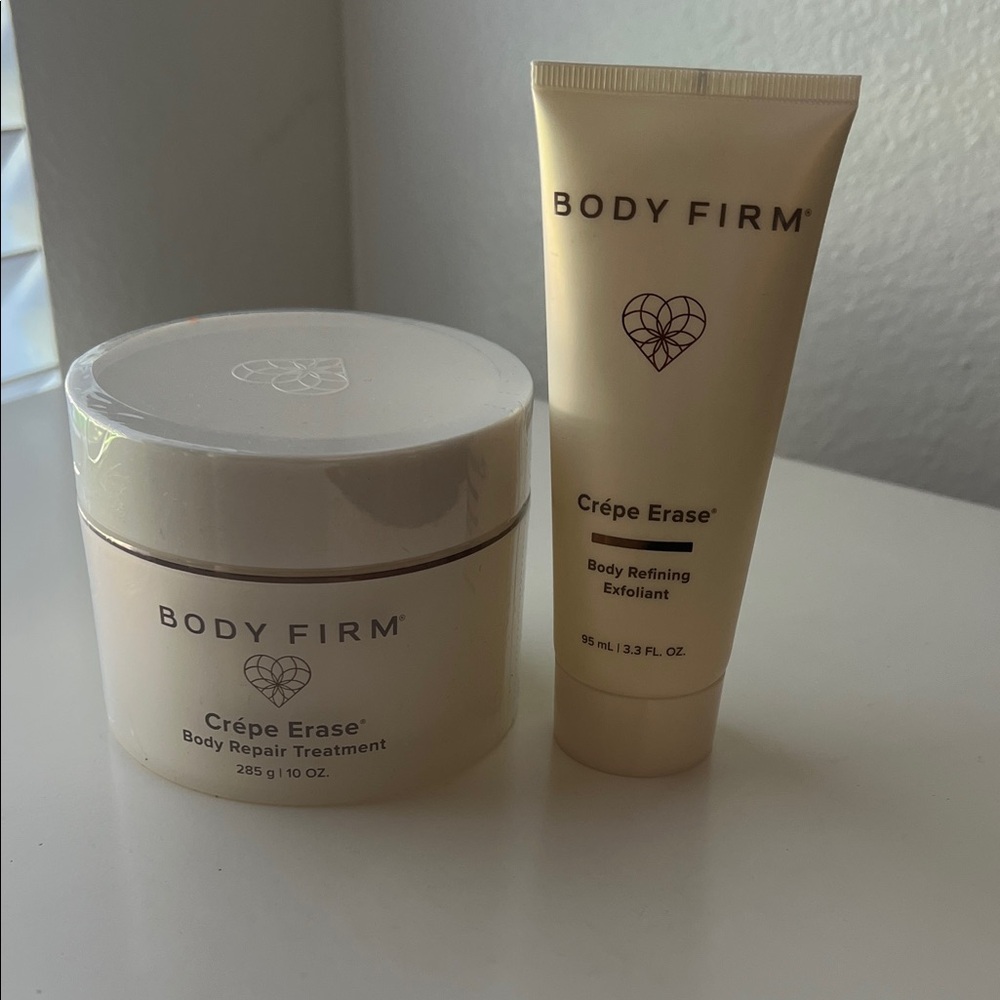 Body Firm Crèpe Erase Set Body Repair and Exfoliant treatment